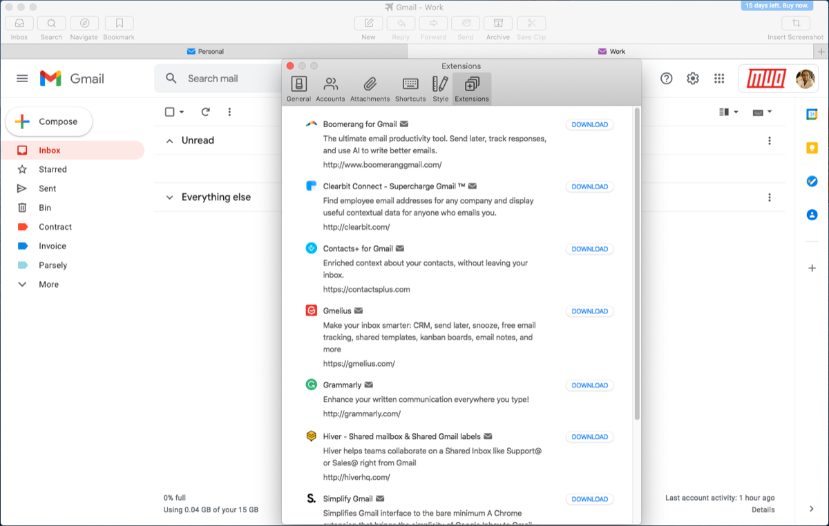 send from gmail for mac